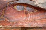 Moiré-Rock, Petra Khubta, Jordanien.