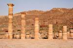 Die Spalten von Dalton, Petra Unterstadt, Jordanien.