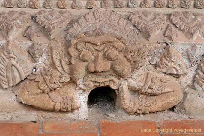 Gott der Zeit, Haw Phra Keo, Vientiane, Laos