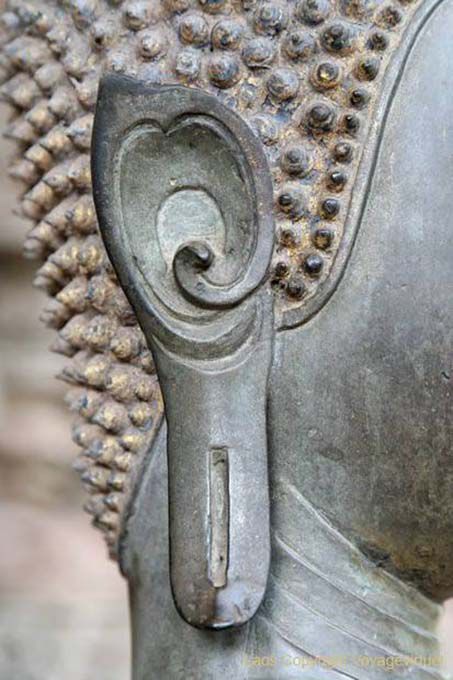 Ohr des Buddha, Wat Phra Keo, Vientiane, Laos