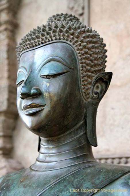 Meditation, Wat Ho Phra Keo, Vientiane, Laos