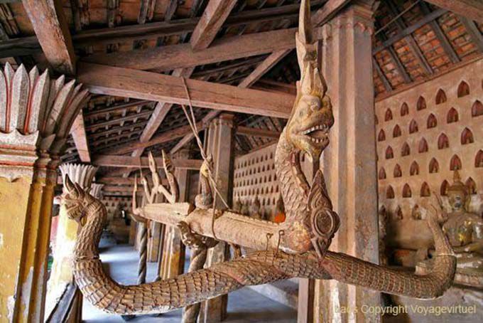 Prozession der Nagas, Wat Si Saket, Vientiane, Laos