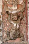 Illustration der Geschichte des Prinz Pookkharabat, Wat Si Saket, Vientiane, Laos.