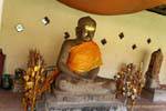 Jayavarman VII des Khmer-Reiches, Wat That Luang, Vientiane, Laos.
