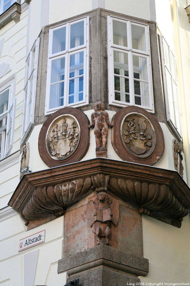 Altstadt, Ecke Hofgasse, Linz - Österreich