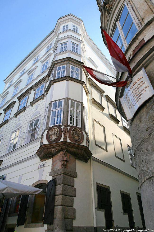 Altstadt, gegenüber dem Apothekerhaus, Linz - Österreich