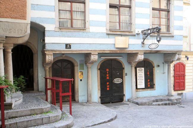 Mittelalterliche Architektur, Altstadt, Hofberg, Linz - Österreich
