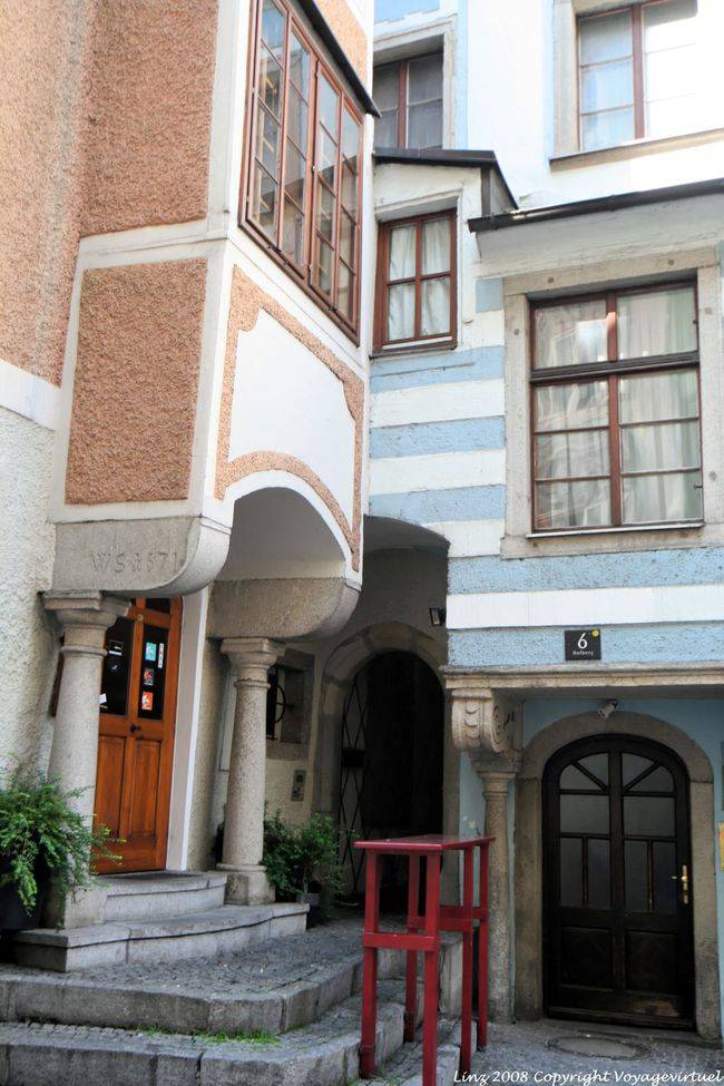 Türüberhang, Altstadt, Hofberg, Linz - Österreich