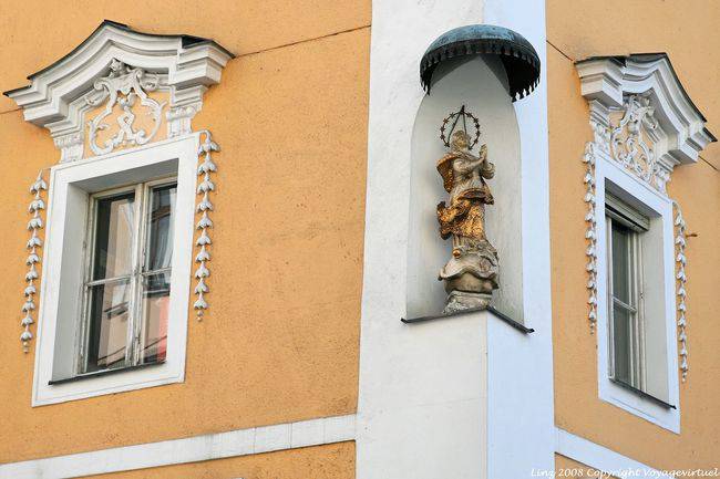 Domgasse, der Heilige in einem Winkel, Linz - Österreich