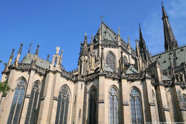 Neuer Dom, Rückansicht, Linz - Österreich