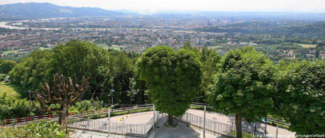 Panorama vom Postlingberg, Linz - Österreich