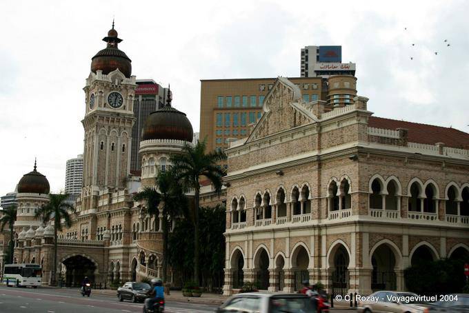 Clock Tower, Bangunan Sultan Abdul Samad, Suprem kurz, Kuala Lumpur - Malaysia