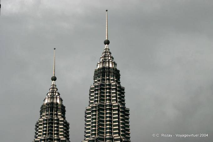 Pinnacles oben auf Menara Berkembar Petronas, Kuala Lumpur - Malaysia