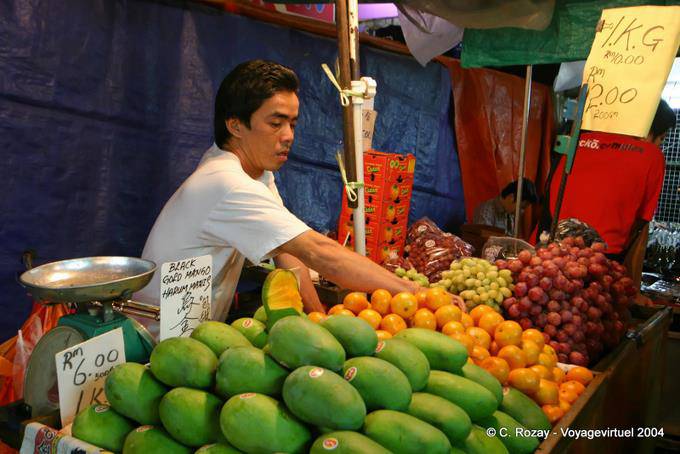 Tropical Gemüse auf den chinesischen Markt, Kuala Lumpur - Malaysia