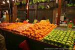 Obststand in den chinesischen Markt, Kuala Lumpur, Malaysia.
