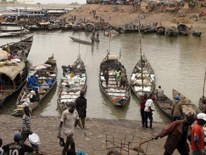 Mopti2 Pinasses Mali