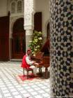 Das Riad Pianist, Fes, Marokko.