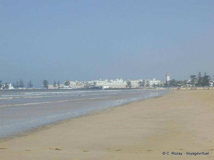 Blick vom Strand in Essaouira - Marokko