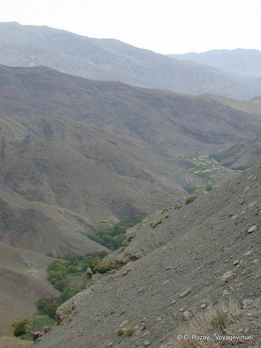 Auf dem Weg Tizi'n Tichka zwischen Marrakesch und Ouarzazate - Marokko