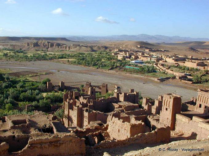 Ait Benhaddou, Blick von der Kasbah - Marokko