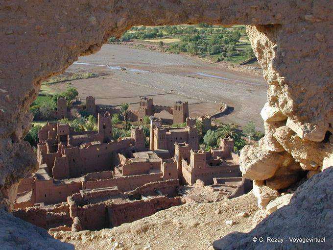 Ait Ben Haddou, Panorama der marokkanischen Kasbah - Marokko