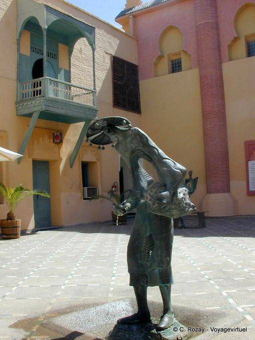 Statue des Wasserträgers, Marrakesch-Museum - Marokko