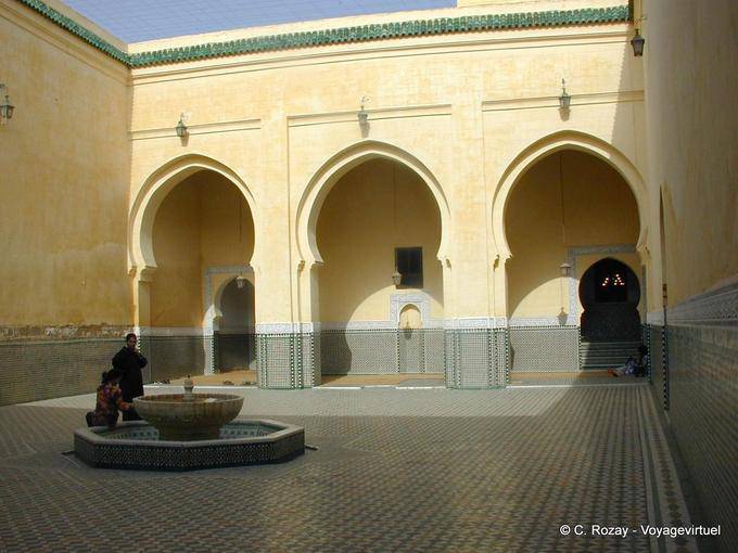 Mausoleum von Moulay Ismail, Terrasse, Meknes - Marokko