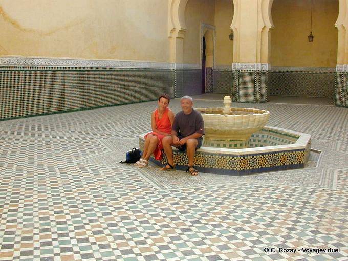 Der Brunnen des Mausoleums von Moulay Ismail, Meknes - Marokko