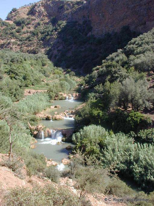 Der Strom im Tal vor Ouzoud - Marokko