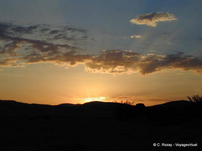Fünf Uhr morgens in Merzouga - Marokko