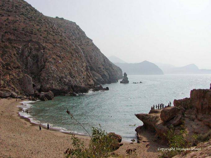 Die Boussekour Strand, Alboran See, Al Hoceima - Marokko