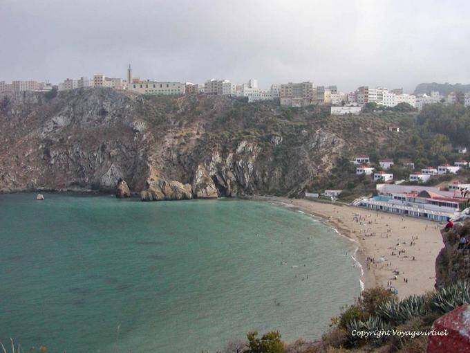 Blick auf die Stadt und Quemado Strand, Al Hoceima - Marokko