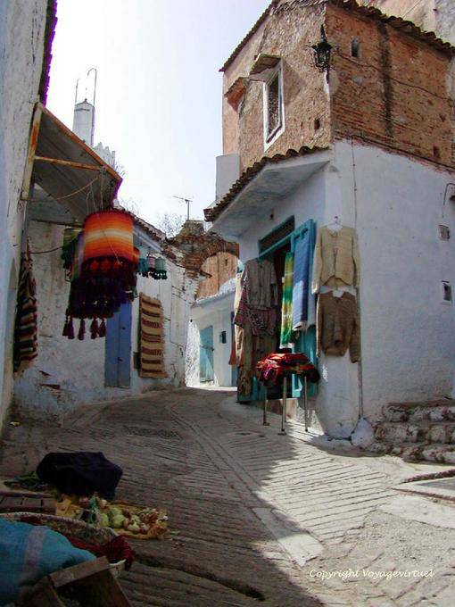 Mini Souk im Bezirk Sebbanine, Chefchaouen - Marokko