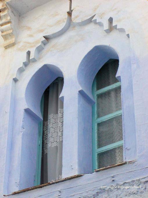 Maurischen Fenstern, Architektur, Chefchaouen - Marokko