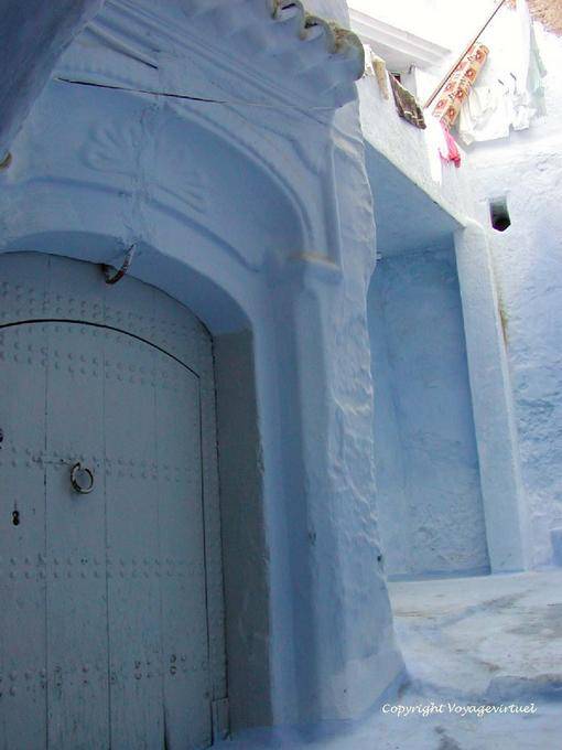 Tür Ästhetik, Medina, Chefchaouen - Marokko