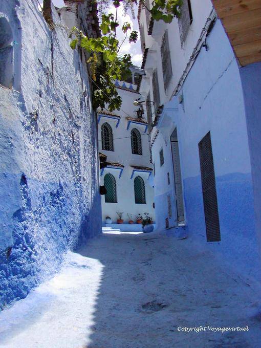 Chefchaouen, Architektur und blaue Gasse - Marokko