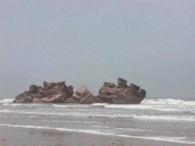 Ruine in der Nähe von Diabet, Mündung des Flusses Ksob, Borj el Baroud, Essaouira - Marokko