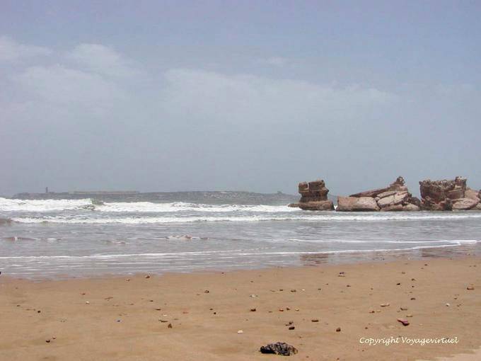 Strand vor dem Feuerturm, Borj el Baroud, Essaouira Mogador - Marokko