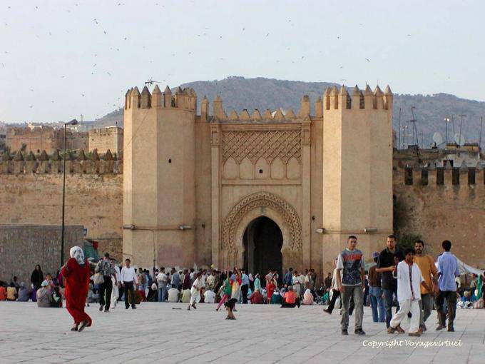 Bab Chorfa, Tür Kasbah Nouar, Fes - Marokko
