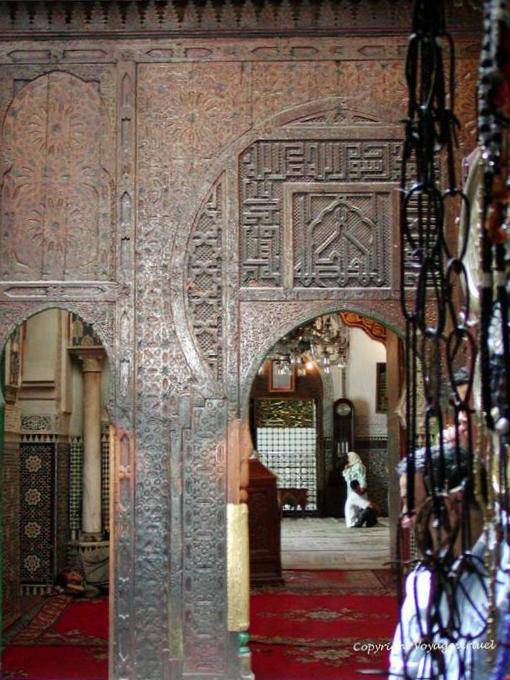 Geschnitzte Holzwand, überhaupt, Fez nicht gespeichert - Marokko