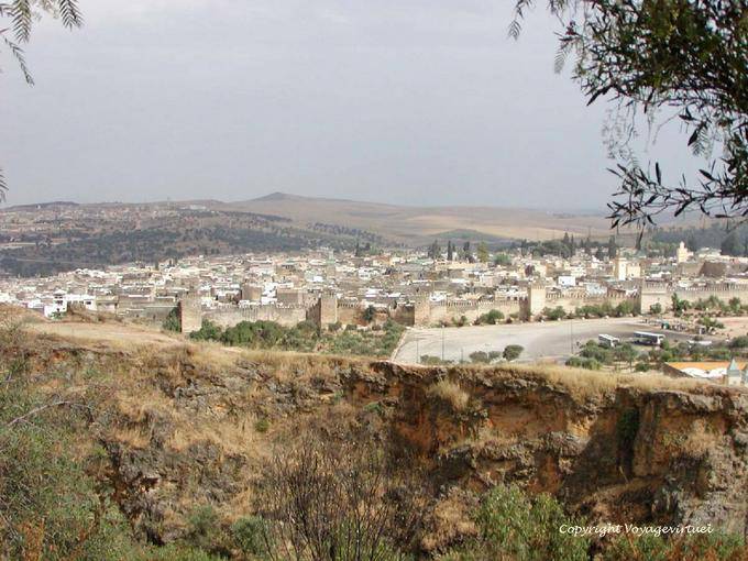 Panorama Stadt Moulay Idriss, Fes El Jdid - Marokko