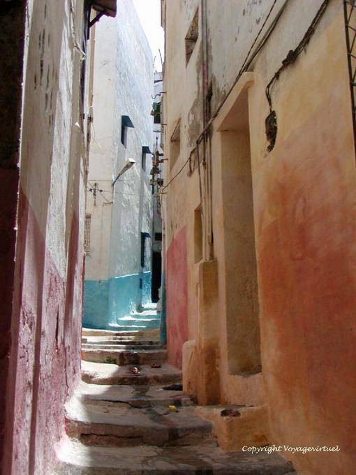 Warme Farben und Märsche, alten Medina, Larache - Marokko