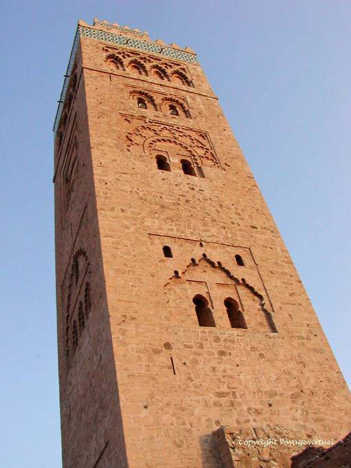 Die Koutoubia Minarett, Sandsteinbrüche von Gueliz, Marrakesch - Marokko
