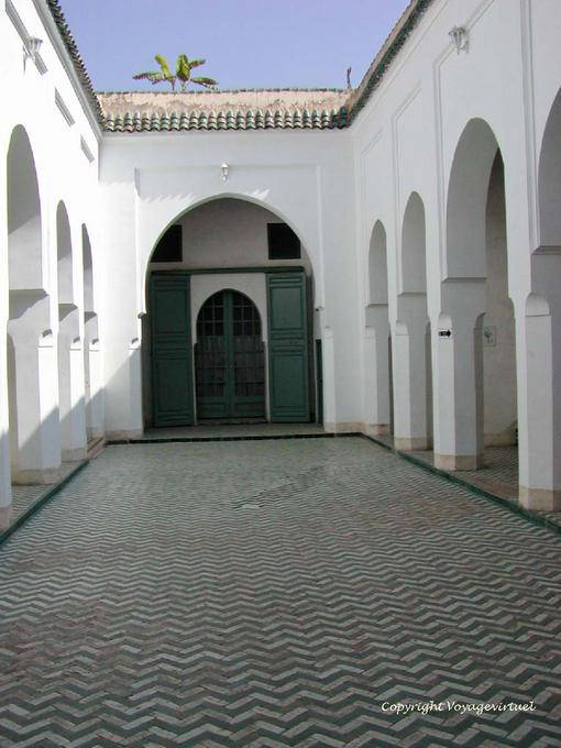 Kleiner Hof, Bahia Palast, Marrakesch - Marokko