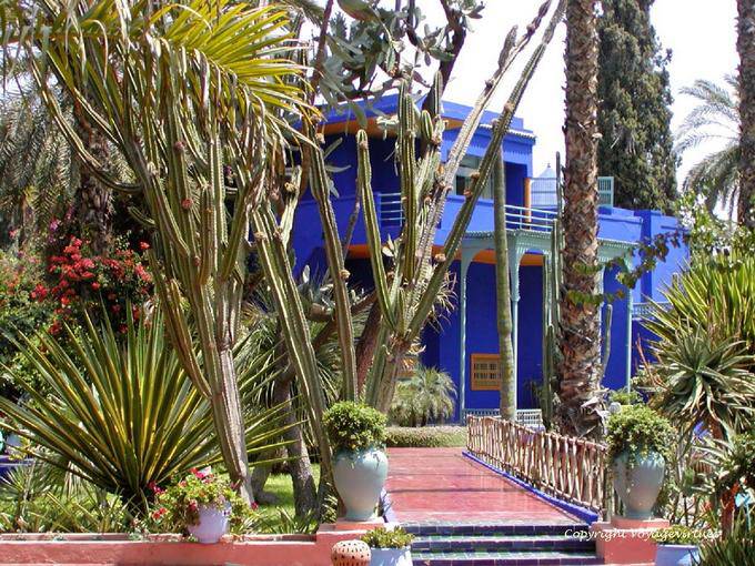 Blau-Museum, alte Werkstatt von Jacques Majorelle, Marrakesch - Marokko