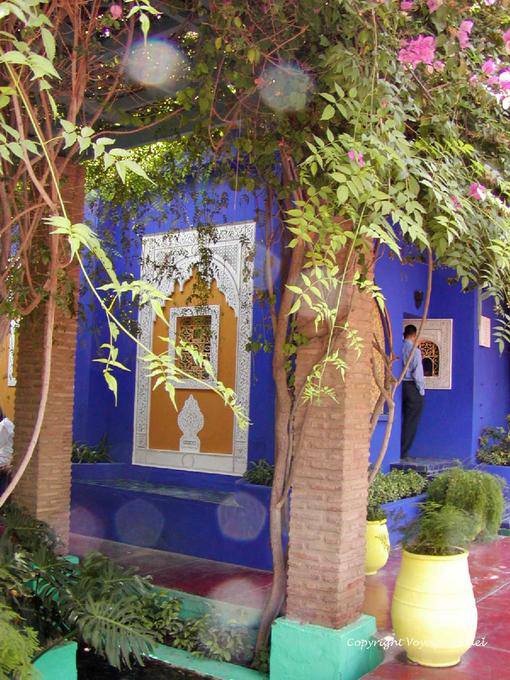 Außenterrasse Berber Museum, Majorelle Garten, Marrakesch - Marokko