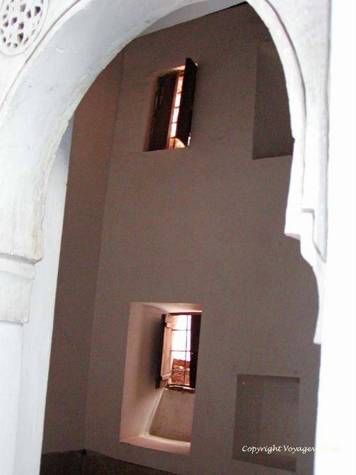 Zell Wohnheim für Studenten der Theologie, der Medersa Ben Youssef, Marrakesch - Marokko