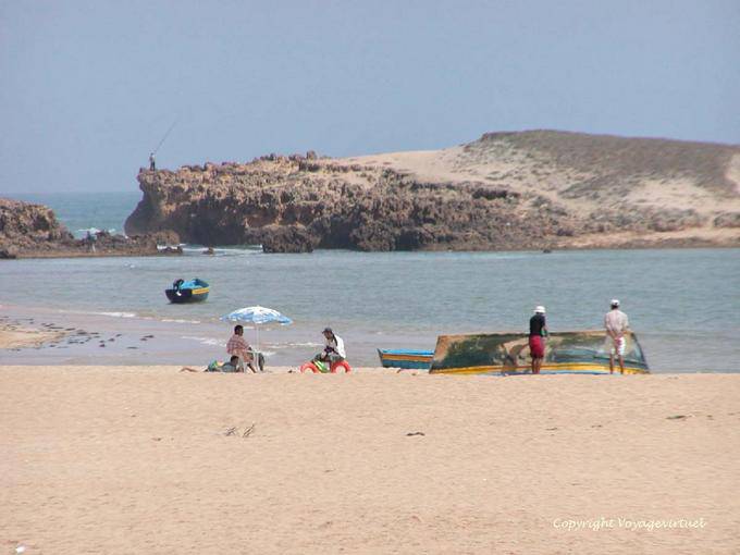 Am Strand El Oualidia - Marokko