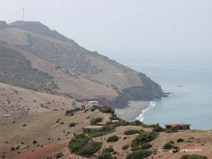 Die Küste um Aouchtame Bni Said, indem Sie zu Tetouan - Marokko