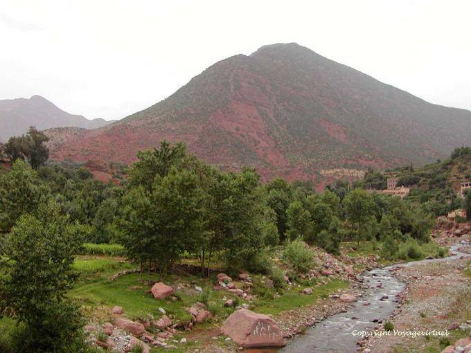Landschaft Ourika Tal - Marokko